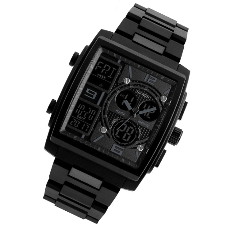 SKMEI 1274  Men Fashion Electronic Watch Multifunctional Outdoor Sports Watch(Black) - free shipping - PMC TechLife - Order now!