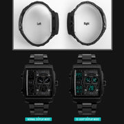 SKMEI 1274  Men Fashion Electronic Watch Multifunctional Outdoor Sports Watch(Blue)