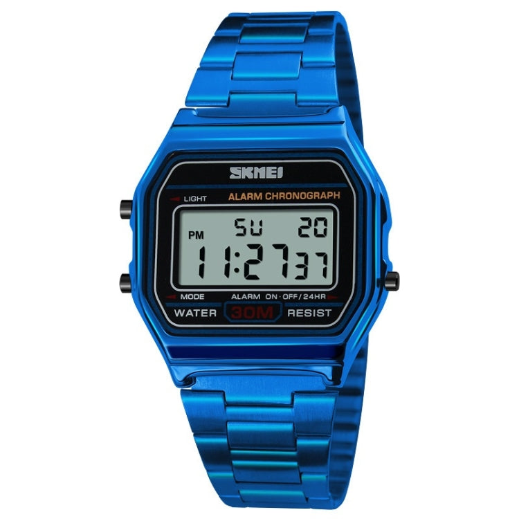 SKMEI 1123 Men Business Lightweight Watch Waterproof Steel Band Electronic Watch - free shipping - PMC TechLife - Order now!
