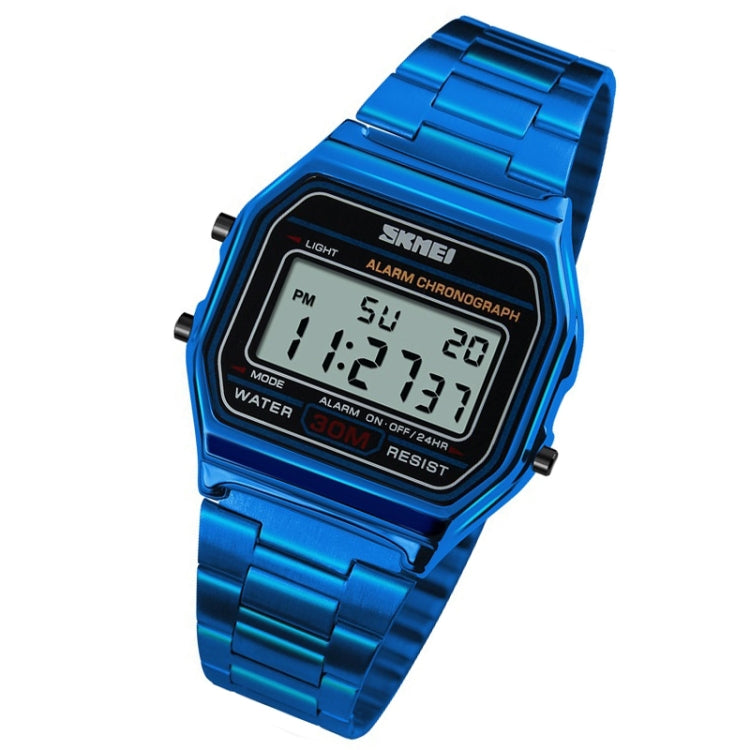 SKMEI 1123 Men Business Lightweight Watch Waterproof Steel Band Electronic Watch - free shipping - PMC TechLife - Order now!