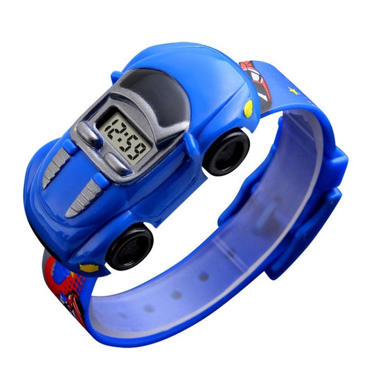 SKMEI 1241 Fashion Cute Cartoon Car Children Digital Watch(Blue) - free shipping - PMC Jewellery - Order now!