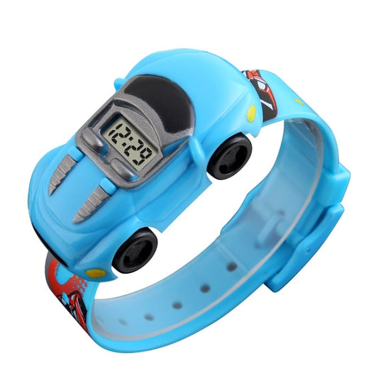 SKMEI 1241 Fashion Cute Cartoon Car Children Digital Watch(Light Blue) - free shipping - PMC Jewellery - Order now!
