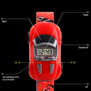SKMEI 1241 Fashion Cute Cartoon Car Children Digital Watch(Red)