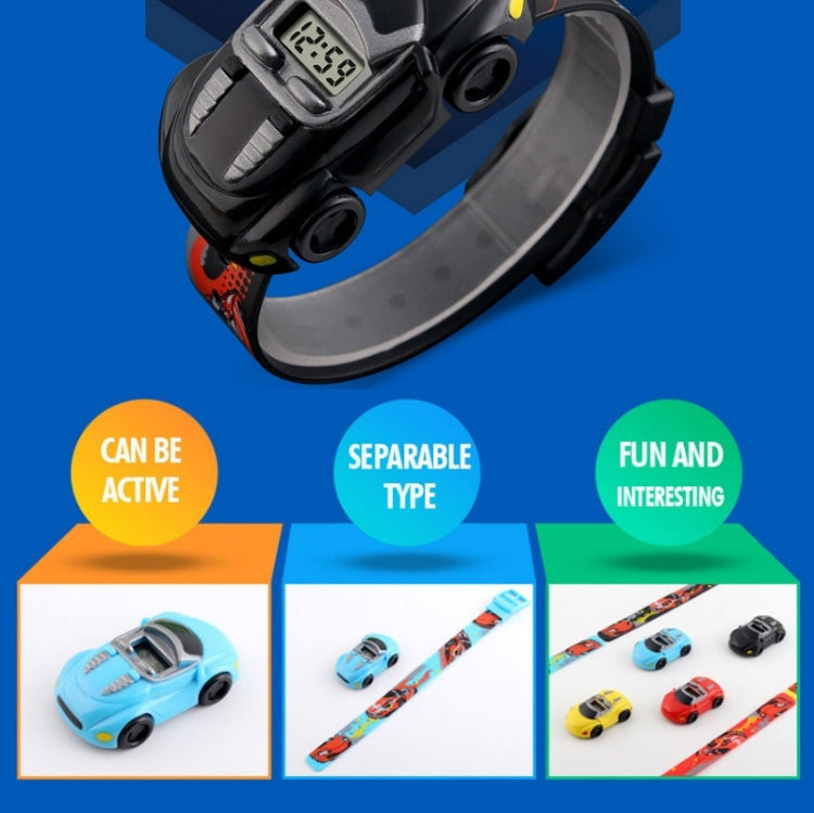 SKMEI 1241 Fashion Cute Cartoon Car Children Digital Watch(Blue)