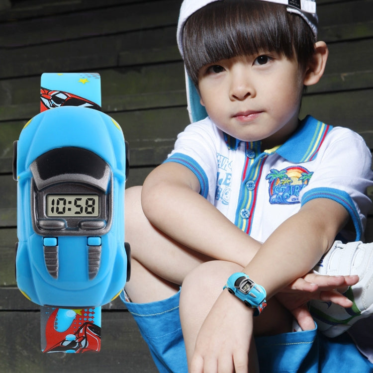 SKMEI 1241 Fashion Cute Cartoon Car Children Digital Watch(Red)