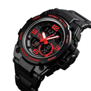 SKMEI 1452 Outdoor Sports Electronic Watch Multifunctional Water-resistant Watch(Red)
