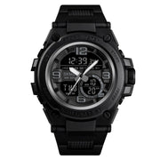 SKMEI 1452 Outdoor Sports Electronic Watch Multifunctional Water-resistant Watch(Black)