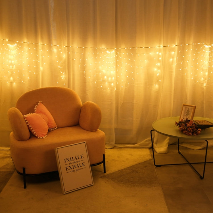 Peacock Lights LED Fishing Net Lights Outdoor Waterproof String Lights Holiday Decoration Lights, EU Plug(Warm White Light) - Holiday Lights by PMc TechLife | Online Shopping South Africa | PMc TechLife | Buy Now Pay Later Mobicred