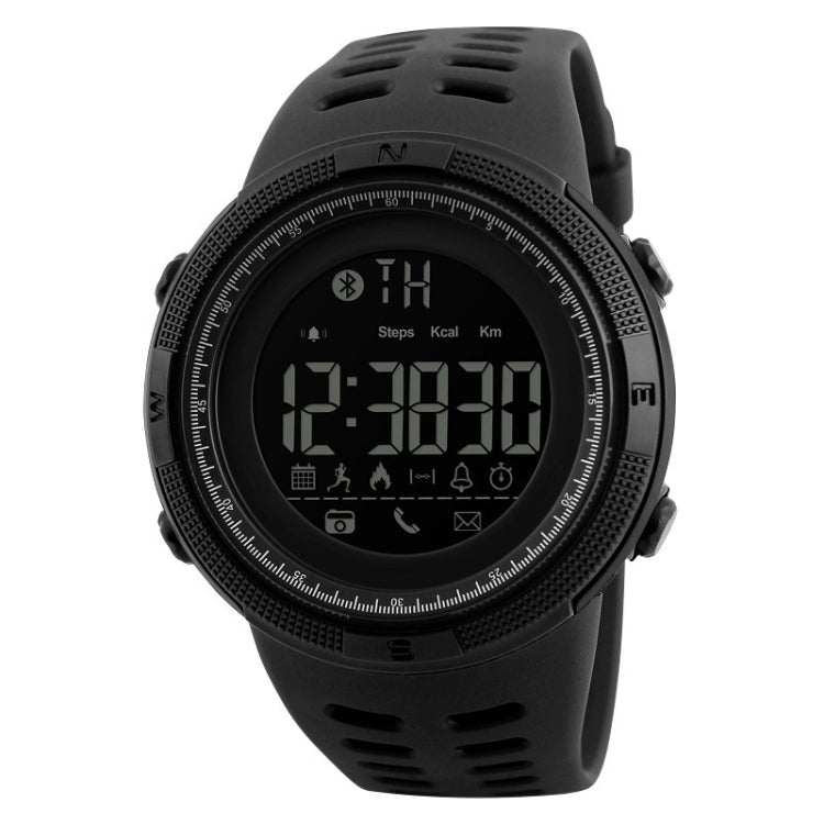 SKMEI 1250 Men Outdoor Waterproof Sports Digital Watch Multi-Function Watch(Black) - free shipping - PMC Jewellery - Order now!