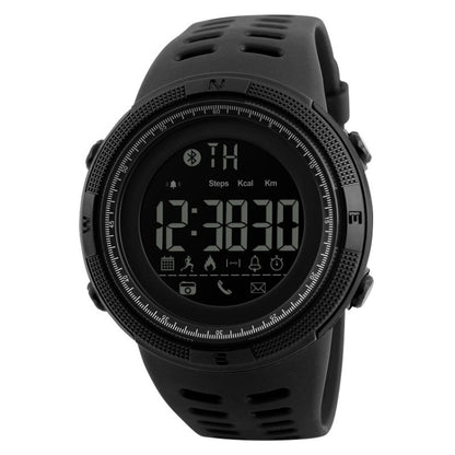 SKMEI 1250 Men Outdoor Waterproof Sports Digital Watch Multi-Function Watch(Black) - free shipping - PMC Jewellery - Order now!