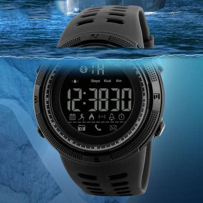 SKMEI 1250 Men Outdoor Waterproof Sports Digital Watch Multi-Function Watch(Black) - free shipping - PMC Jewellery - Order now!