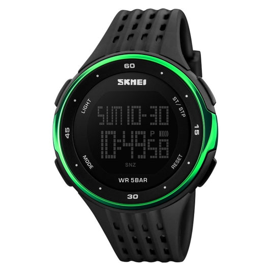 SKMEI 1219 Men Multi-Function Electronic Watch Outdoor Sports Watch(Green) - free shipping - PMC Jewellery - Order now!