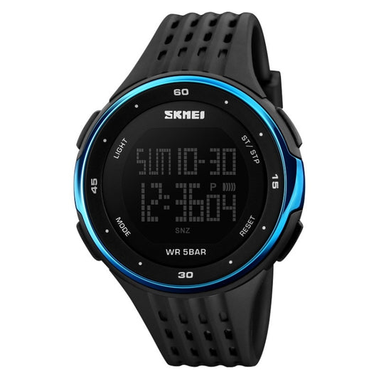 SKMEI 1219 Men Multi-Function Electronic Watch Outdoor Sports Watch(Blue) - free shipping - PMC Jewellery - Order now!