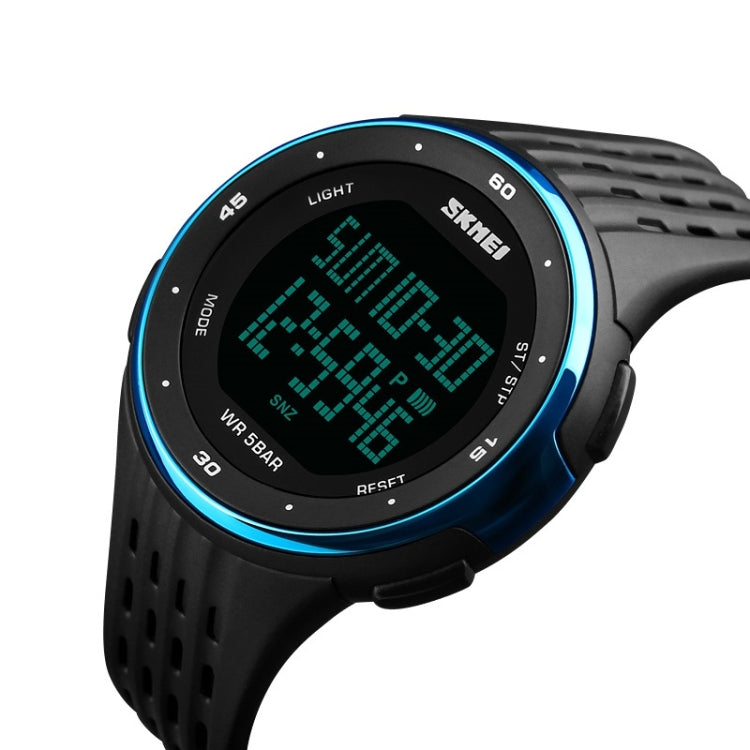 SKMEI 1219 Men Multi-Function Electronic Watch Outdoor Sports Watch(Blue) - free shipping - PMC TechLife - Order now!