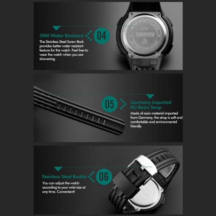 SKMEI 1219 Men Multi-Function Electronic Watch Outdoor Sports Watch(Rose Gold) - free shipping - PMC TechLife - Order now!