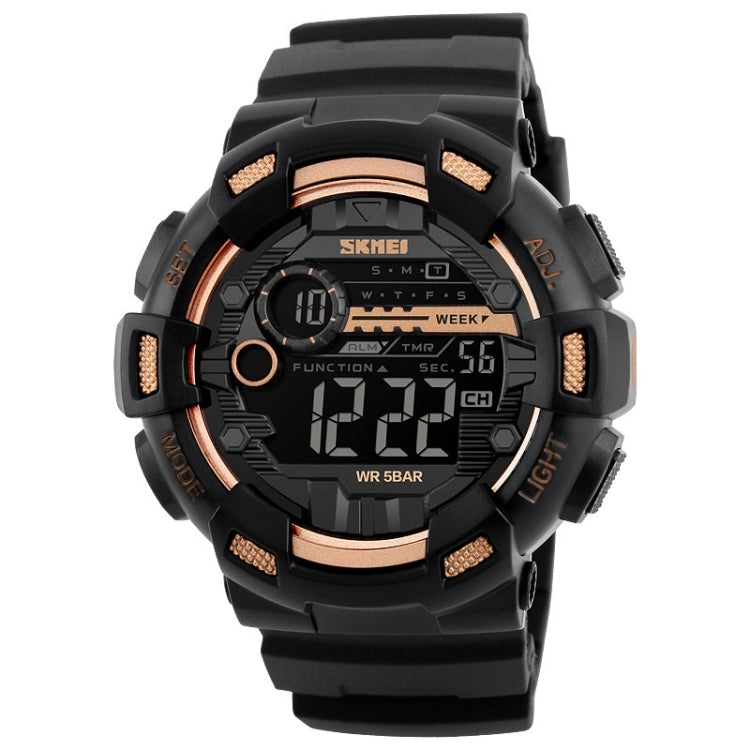 SKMEI 1243 Men Sports Watch Outdoor Waterproof Digital Watch(Golden) - free shipping - PMC TechLife - Order now!