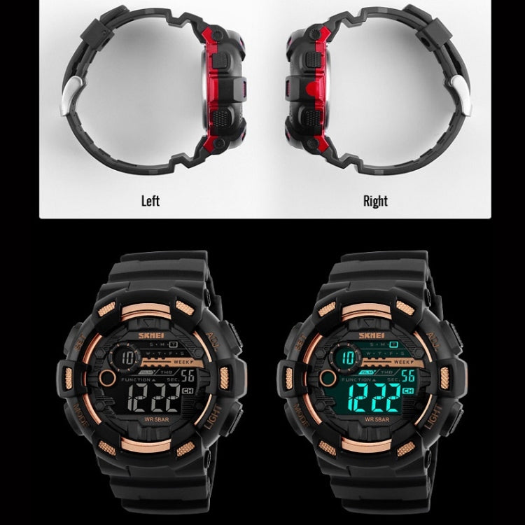 SKMEI 1243 Men Sports Watch Outdoor Water-resistant Digital Watch(Red)
