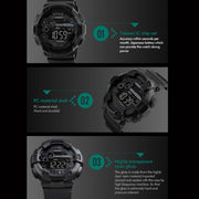 SKMEI 1243 Men Sports Watch Outdoor Water-resistant Digital Watch(Red)