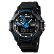 SKMEI 1357 Mens Multifunctional Sports Digital Watch Student Waterproof Watch(Blue) - free shipping - PMC TechLife - Order now!