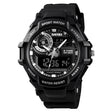 SKMEI 1357 Mens Multifunctional Sports Digital Watch Student Waterproof Watch(Black) - free shipping - PMC TechLife - Order now!