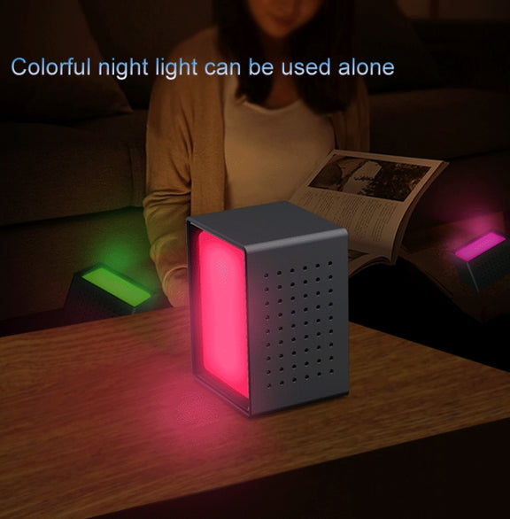 TS-P30 Multifunctional Night Light Alarm Digital Clock with FM Radio & Temperature / Humidity Display & IR Sensor Function(Black)