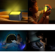 TS-P30 Multifunctional Night Light Alarm Digital Clock with FM Radio & Temperature / Humidity Display & IR Sensor Function(Pink)