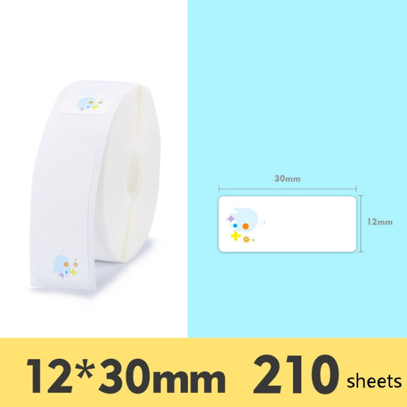 Thermal Label Paper Commodity Price Label Household Label Sticker for NIIMBOT D11(Underwater World)