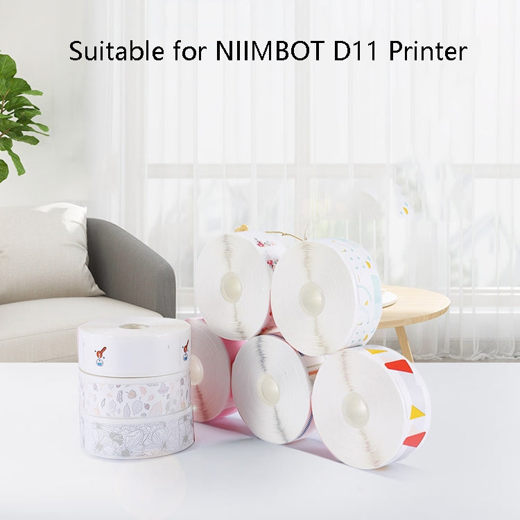 Thermal Label Paper Commodity Price Label Household Label Sticker for NIIMBOT D11(Baby Bear)