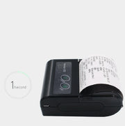 58HB6 Portable Bluetooth Thermal Printer Label Takeaway Receipt Machine, Supports Multi-Language & Symbol/Picture Printing, Model: US Plug (English)