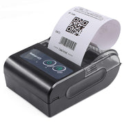 58HB6 Portable Bluetooth Thermal Printer Label Takeaway Receipt Machine, Supports Multi-Language & Symbol/Picture Printing, Model: EU Plug (Brazilian Portuguese)