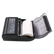 58HB6 Portable Bluetooth Thermal Printer Label Takeaway Receipt Machine, Supports Multi-Language & Symbol/Picture Printing, Model: EU Plug (Brazilian Portuguese)