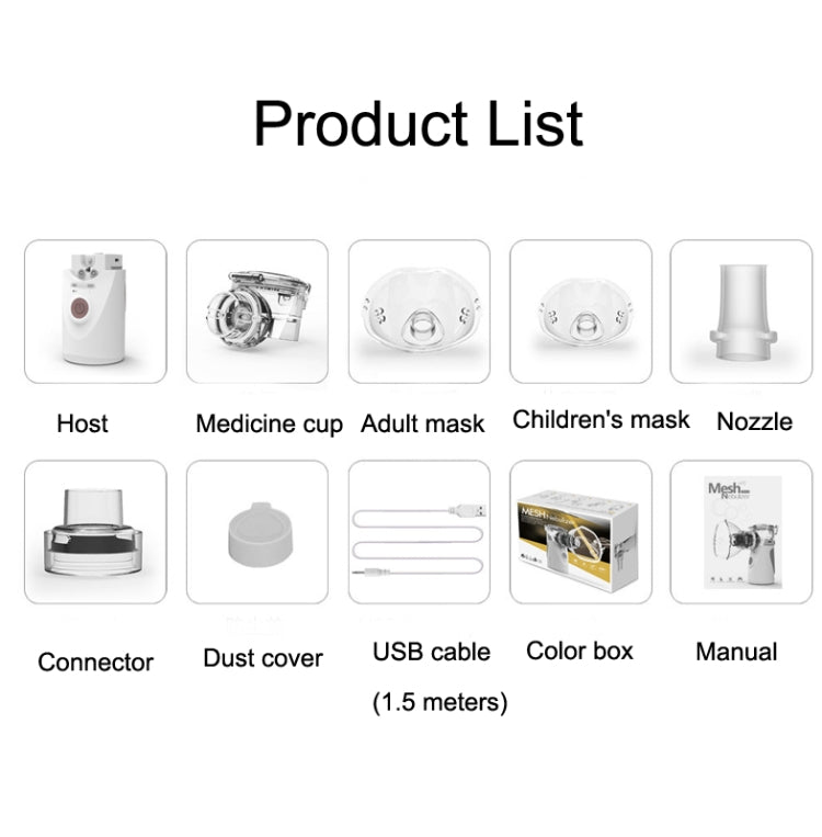 YMK-R9 Ultrasonic Portable Micro mesh Atomizer Handheld Household Adult And Child Atomizer - free shipping - PMC TechLife - Order now!