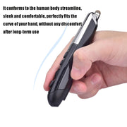 PR-08 1600DPI 6 Keys 2.4G Wireless Electronic Whiteboard Pen Multi-Function Pen Mouse PPT Flip Pen(Red)