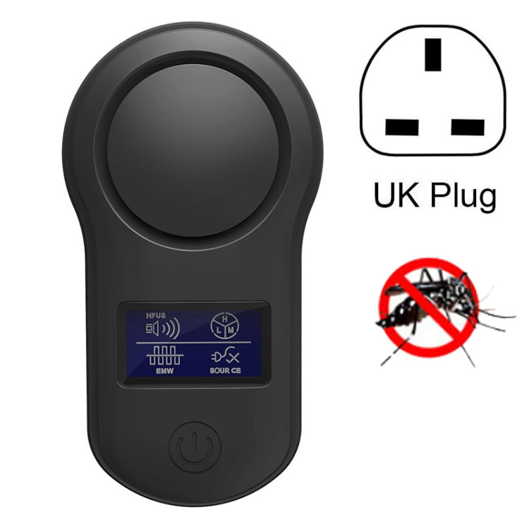 BG-305 Display Ultrasonic Insect Repellent, Product specifications: UK Plug(Black) - Repellents by PMC TechLife | Online Shopping South Africa | PMC TechLife | Buy Now Pay Later Mobicred