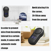 BG-305 Display Ultrasonic Insect Repellent, Product specifications: UK Plug(Black)