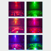 10W Mini Laser Light Magic Ball Projector Light Sound Control Flash Stage Light(AU Plug)