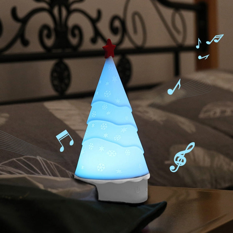 Silicone Night Light Christmas Tree with Music Holiday Decorative Lamp(Colorful Light) - Night Lights by PMc TechLife | Online Shopping South Africa | PMc TechLife | Buy Now Pay Later Mobicred