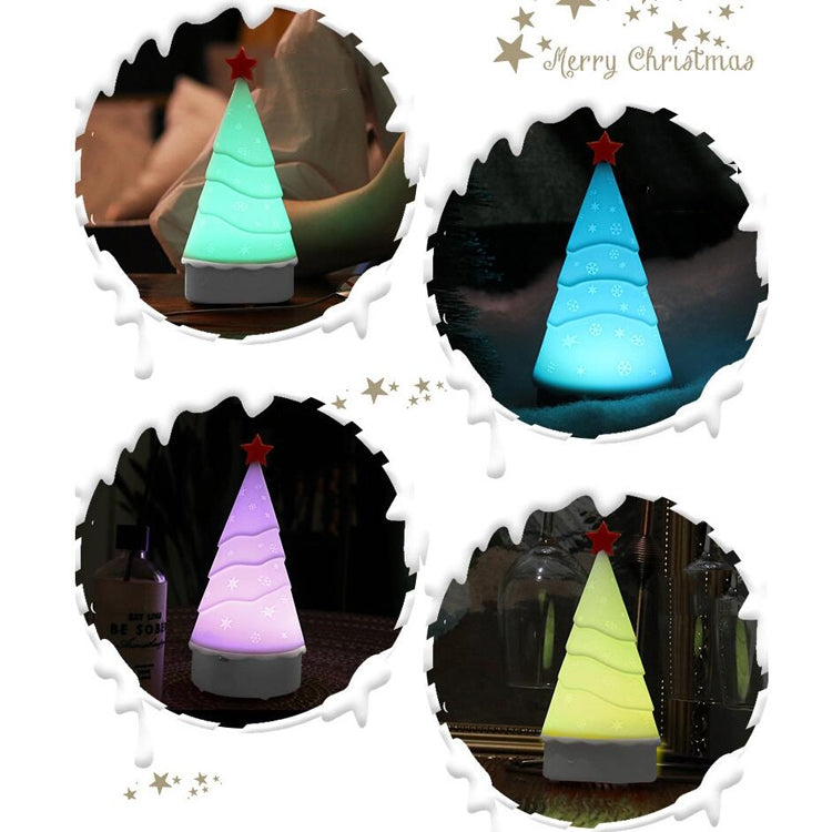 Silicone Night Light Christmas Tree with Music Holiday Decorative Lamp(Colorful Light) - Night Lights by PMc TechLife | Online Shopping South Africa | PMc TechLife | Buy Now Pay Later Mobicred