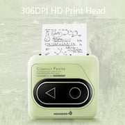 Memobird G4 Handheld Home Student Search Question Graffiti Notes Portable Bluetooth Thermal Printer(Avocado Green)