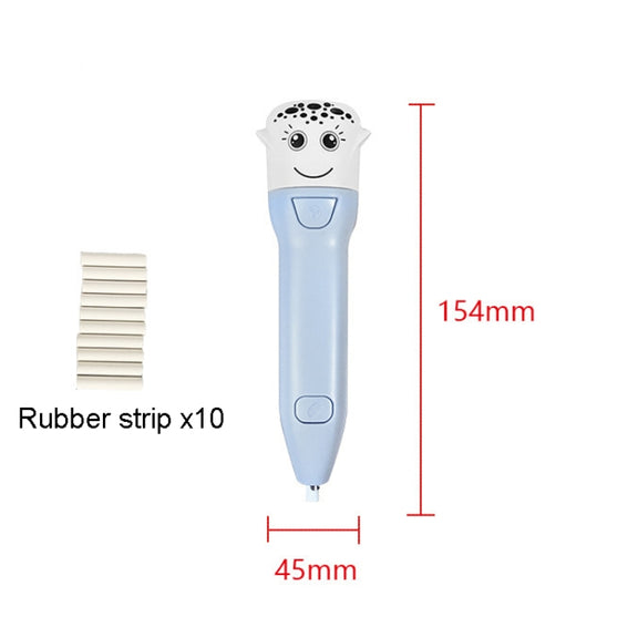 2 in 1 Vacuum Cleaner Electric Eraser Creative Students Studying Stationery