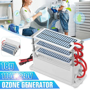 AC 110V AZ-18G-C 18G Integrated Ozone Generator Long-Life Coating Moisture-Proof Ceramic 3-Sheets Air Purifier Sterilizing Active Oxygen Purifier
