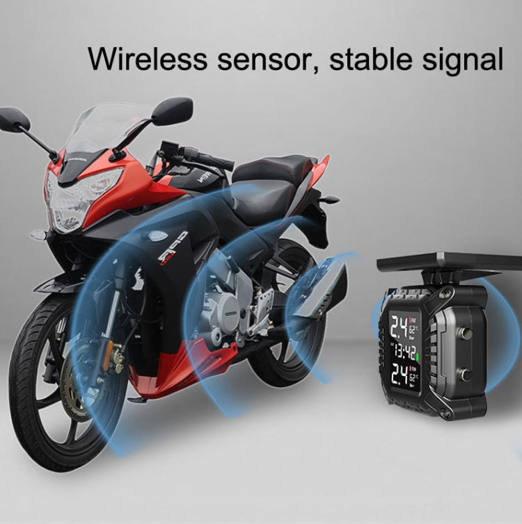 M7 Motorcycle Tire Pressure Monitor Solar Wireless External High-Precision Monitoring Waterproof Detector - Electrical System by PMC TechLife | Online Shopping South Africa | PMC TechLife | Buy Now Pay Later Mobicred