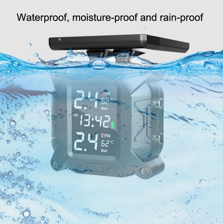 M7 Motorcycle Tire Pressure Monitor Solar Wireless External High-Precision Monitoring Waterproof Detector - Electrical System by PMC TechLife | Online Shopping South Africa | PMC TechLife | Buy Now Pay Later Mobicred
