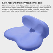 Memory Foam Petal Cushion Office Chair Home Car Seat Cushion, Size: With Storage Bag(Starry Gray)