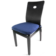 Memory Foam Thicken Stool Cushion Sofa Window Sill Bay Window Seat Cushion, Colour: Bandage (Navy Blue)