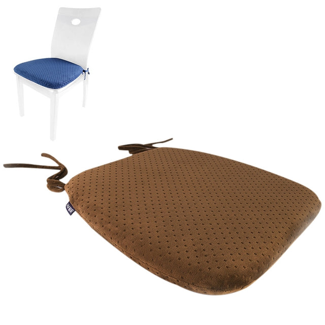 Memory Foam Thicken Stool Cushion Sofa Window Sill Bay Window Seat Cushion, Colour: Bandage (Mocha)