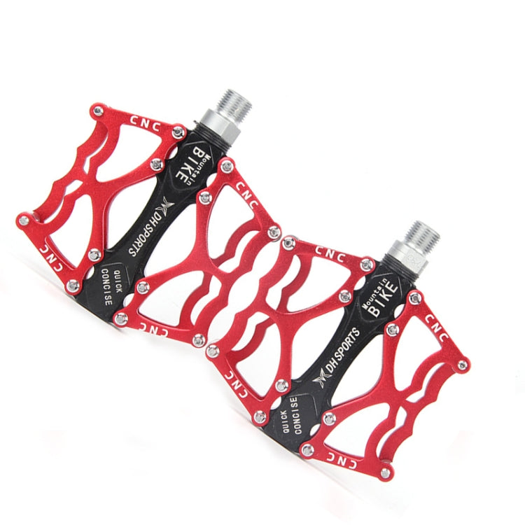 Bicycle Pedal Mountain Bike Aluminum Alloy Palin Pedal Non-Slip Bearing Pedal(901 Red) - Pedals by PMc TechLife | Online Shopping South Africa | PMc TechLife | Buy Now Pay Later Mobicred