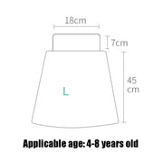 Baby Water-Proof And Leak-Proof Cloth Diapers Children Washable Cotton Cloth Bed-Wetting Skirt Pants, Colour: L(Red Cat and Blue Cat)