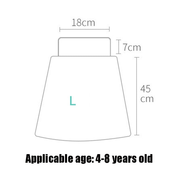 Baby Water-Proof And Leak-Proof Cloth Diapers Children Washable Cotton Cloth Bed-Wetting Skirt Pants, Colour: L(Red Cat and Blue Cat)