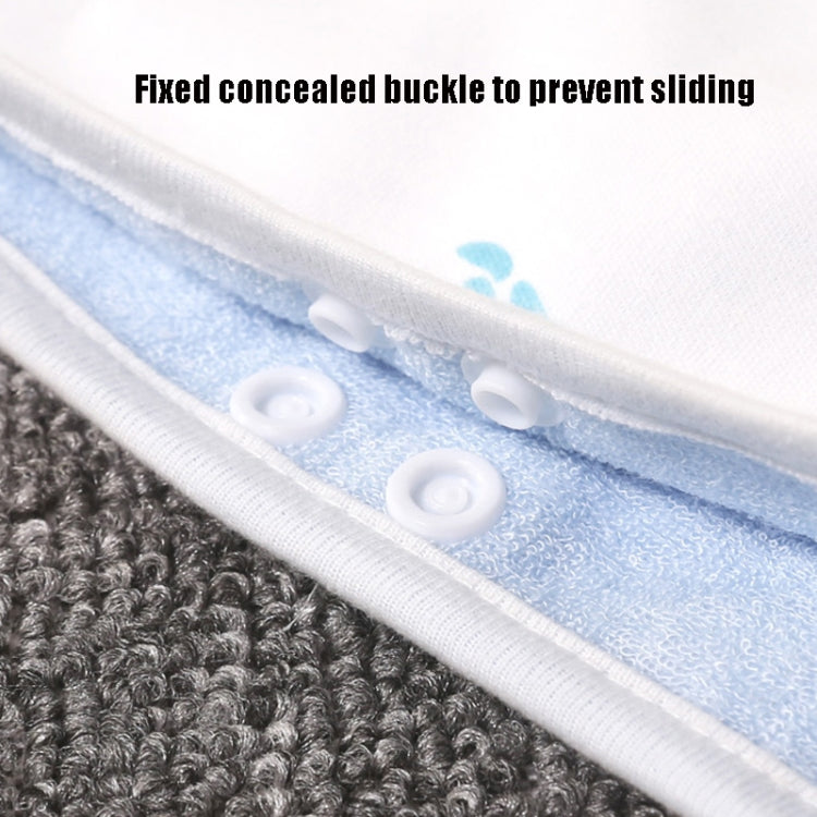 Baby Water-Proof And Leak-Proof Cloth Diapers Children Washable Cotton Cloth Bed-Wetting Skirt Pants, Colour: L(Red Cat and Blue Cat)